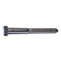 Midwest Fastener Lag Screw, 1/2 in, 5 in, Stainless Steel, Hex Hex Drive, 10 PK 50654